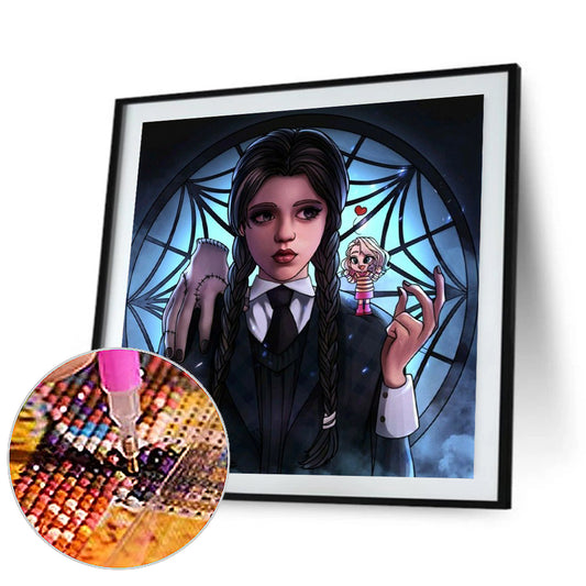 Wednesday Adams - Full Round Drill Diamond Painting 40*40CM