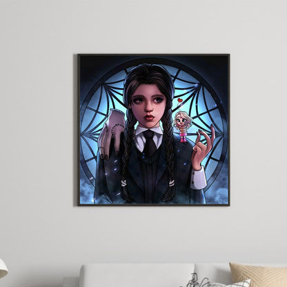 Wednesday Adams - Full Round Drill Diamond Painting 40*40CM