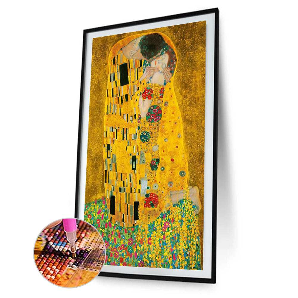 Kiss - Full Round Drill Diamond Painting 40*55CM
