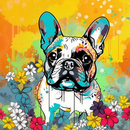 Calm Dog - Full Round Drill Diamond Painting 30*30CM