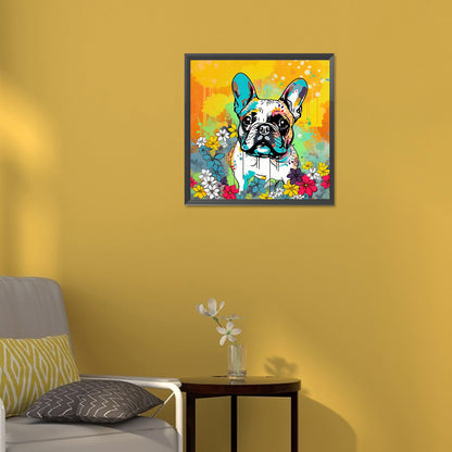Calm Dog - Full Round Drill Diamond Painting 30*30CM