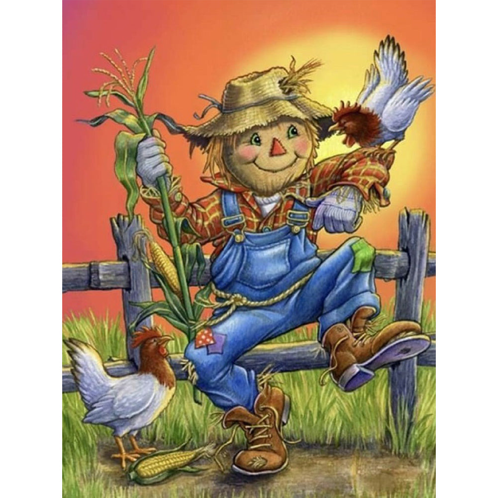 Scarecrow - Full Round Drill Diamond Painting 30*40CM
