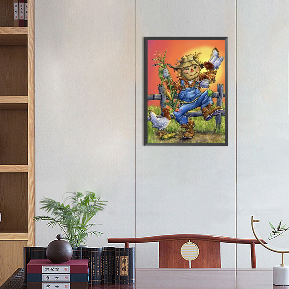 Scarecrow - Full Round Drill Diamond Painting 30*40CM