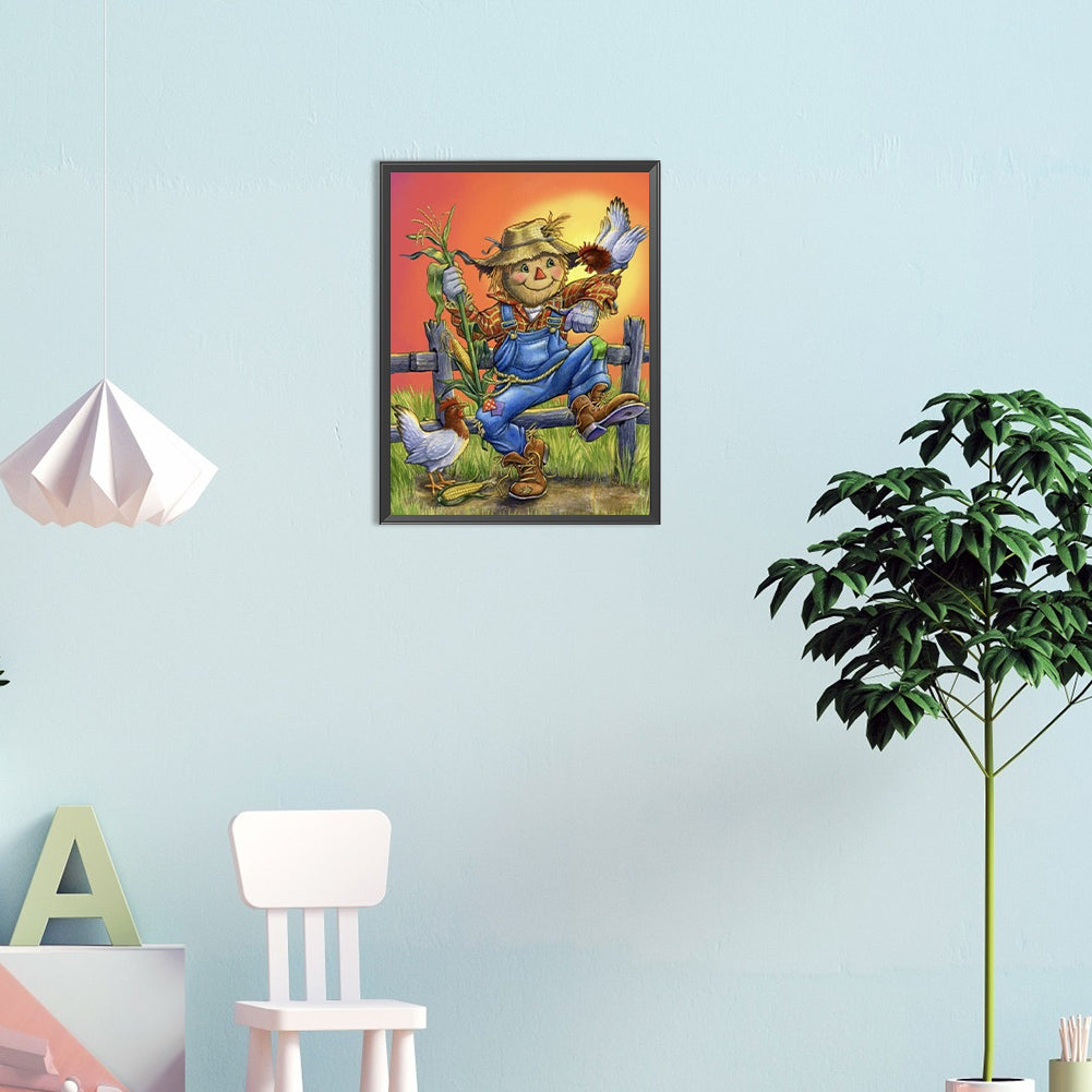 Scarecrow - Full Round Drill Diamond Painting 30*40CM