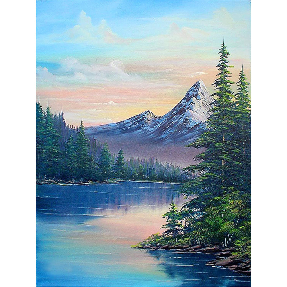 Beautiful Landscape - Full Round Drill Diamond Painting 30*40CM