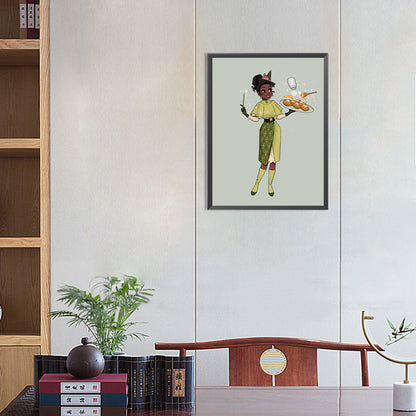 Princess Tiana - Full Round Drill Diamond Painting 30*40CM