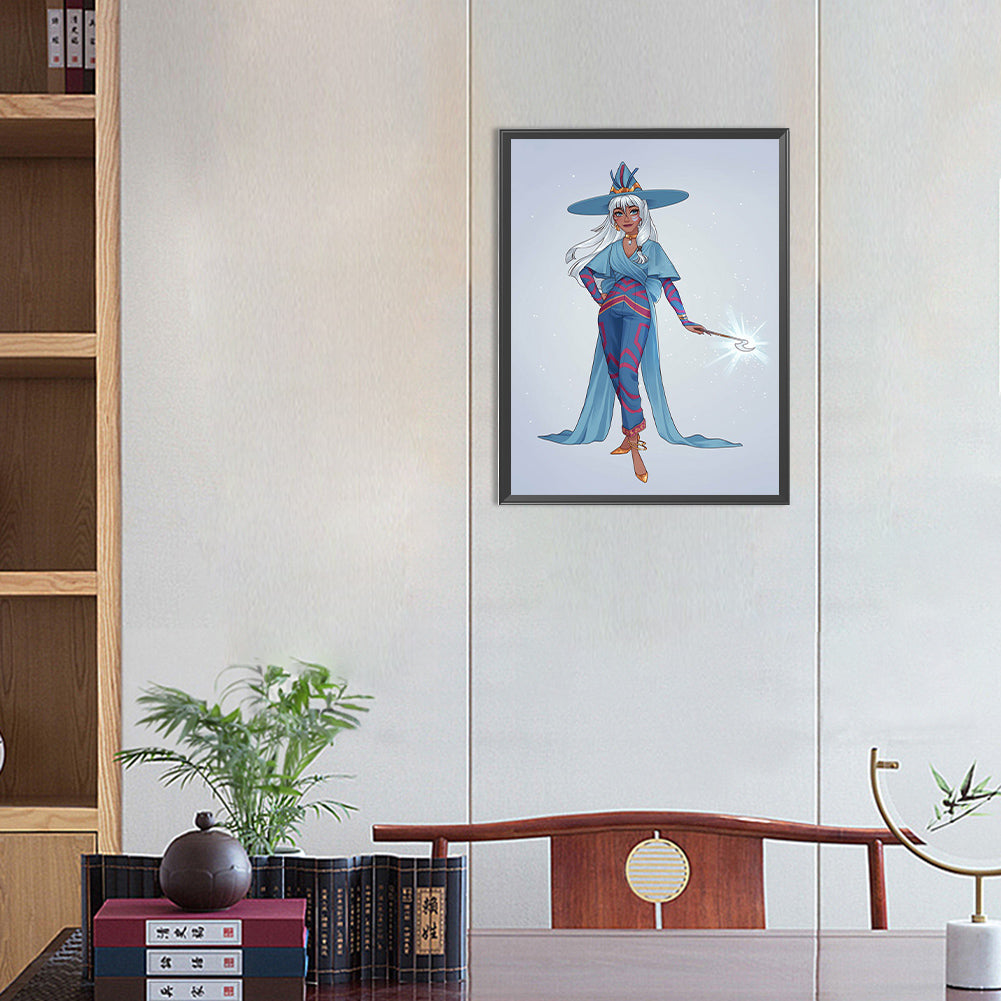 Princess Jitan - Full Round Drill Diamond Painting 30*40CM
