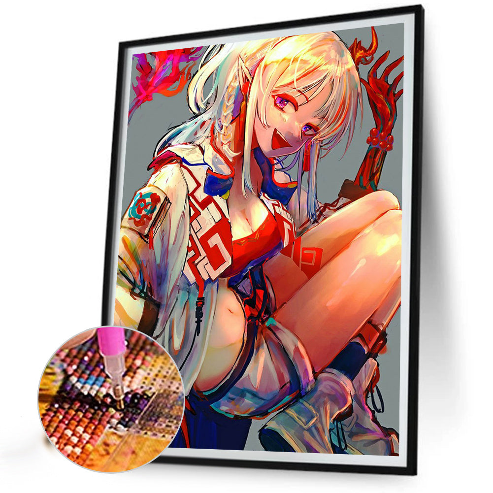 Anime Goddess - Full Round Drill Diamond Painting 40*50CM