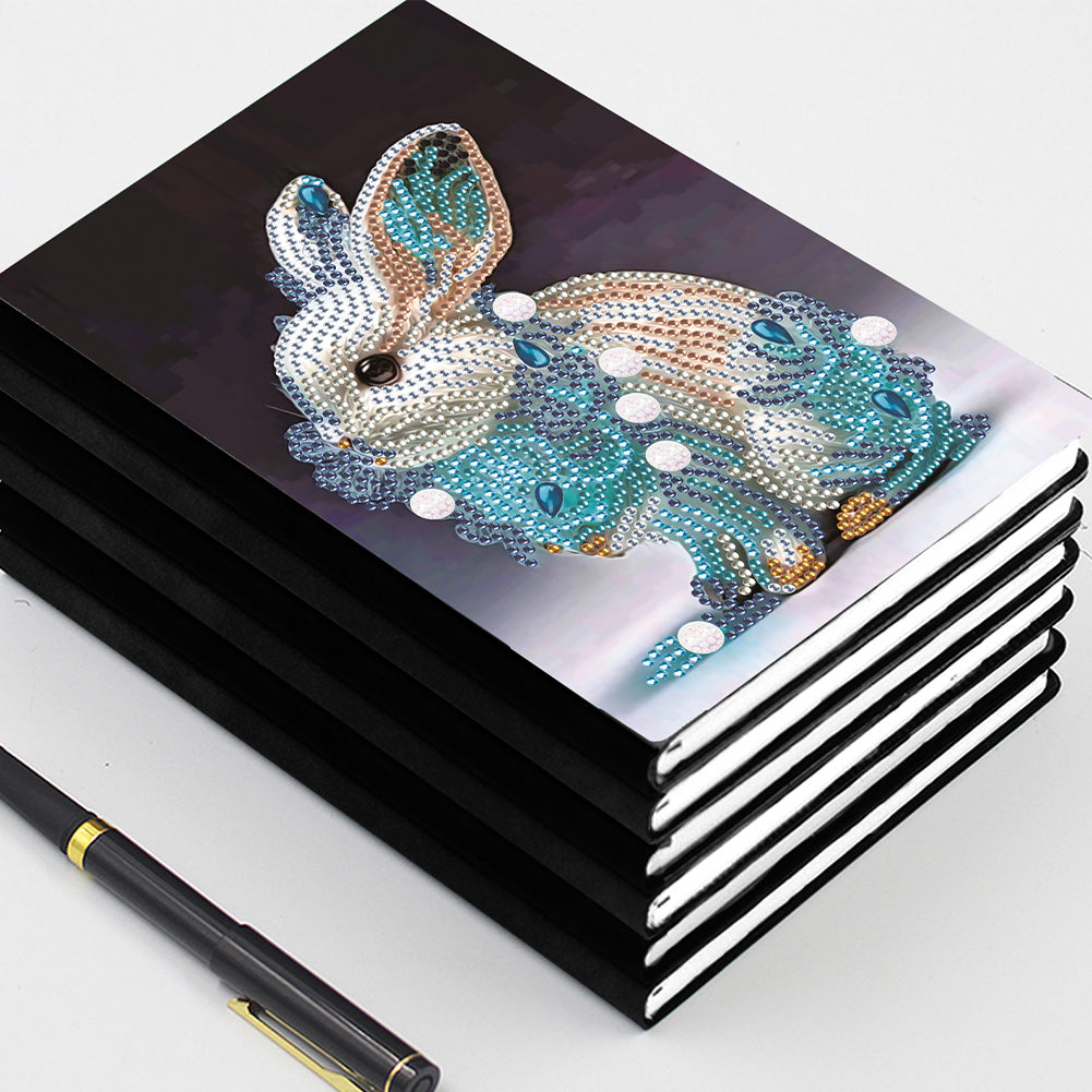 5D Diamond Mosaic Notebook 50 Pages DIY Art Craft A5 Journal Hand Chinese Zodiac