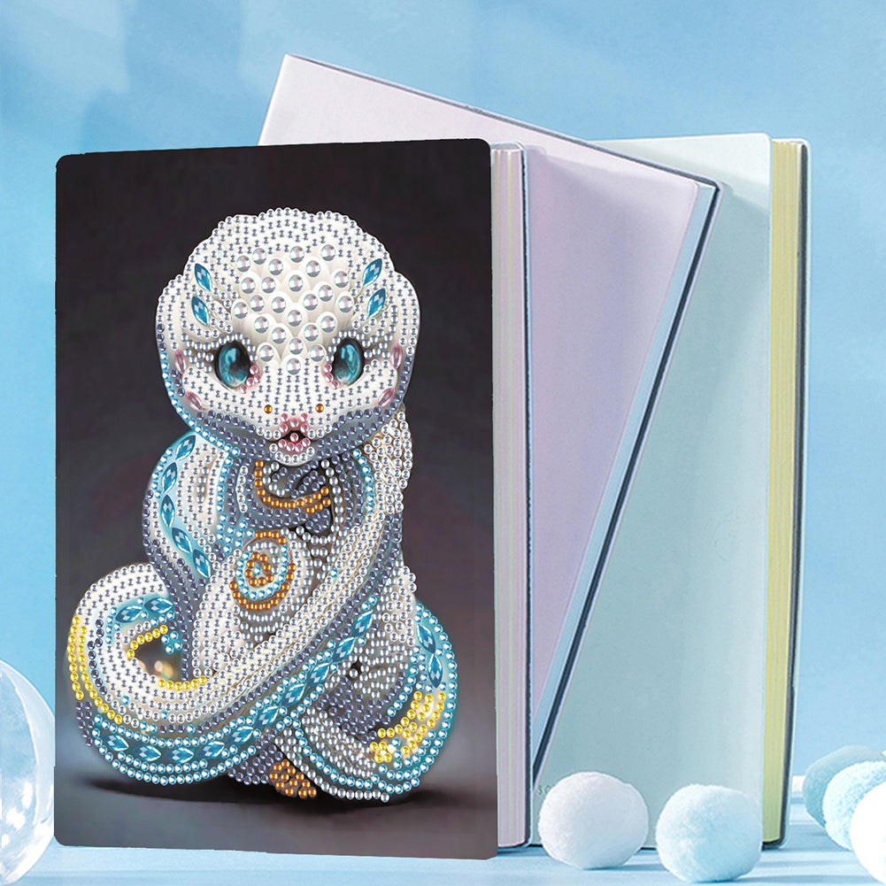 5D Diamond Mosaic Notebook 50 Pages DIY Art Craft A5 Journal Hand Chinese Zodiac