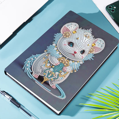 5D Diamond Mosaic Notebook 50 Pages DIY Art Craft A5 Journal Hand Chinese Zodiac