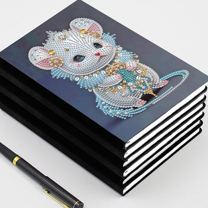 5D Diamond Mosaic Notebook 50 Pages DIY Art Craft A5 Journal Hand Chinese Zodiac