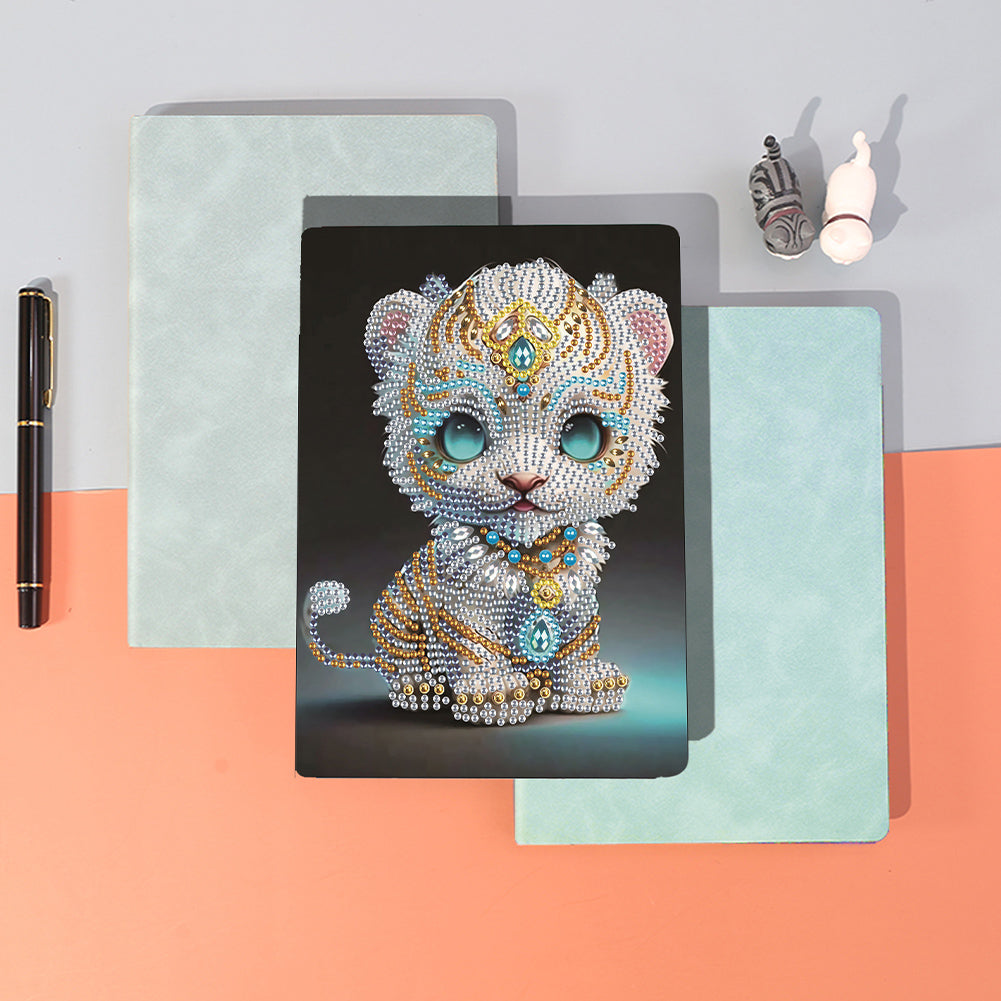 5D Diamond Mosaic Notebook 50 Pages DIY Art Craft A5 Journal Hand Chinese Zodiac