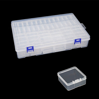 Clear Bead Storage Containers Small Parts Storage Diamond Painting Accessory Box