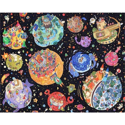 The Planet - Full Round Drill Diamond Painting 50*40CM