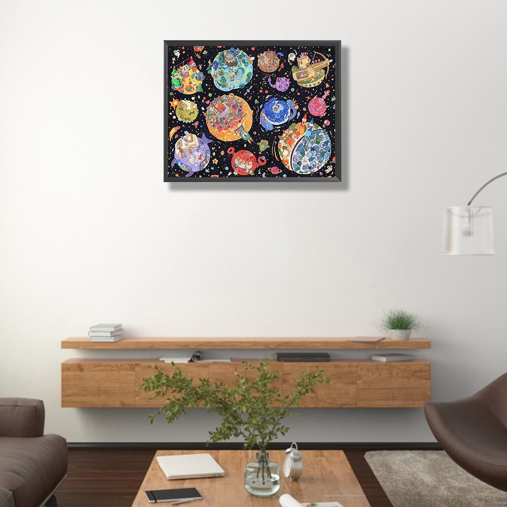 The Planet - Full Round Drill Diamond Painting 50*40CM