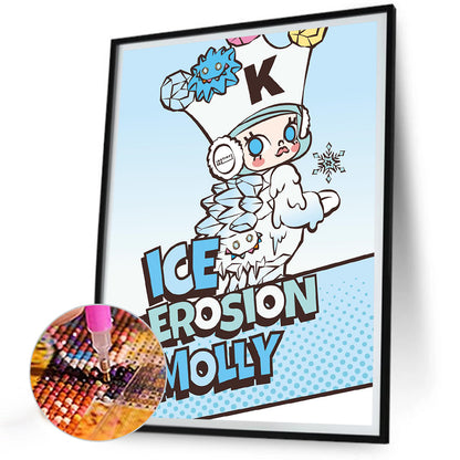 Bubble Mary Wearing A Clown Hat - Full Round Drill Diamond Painting 30*40CM