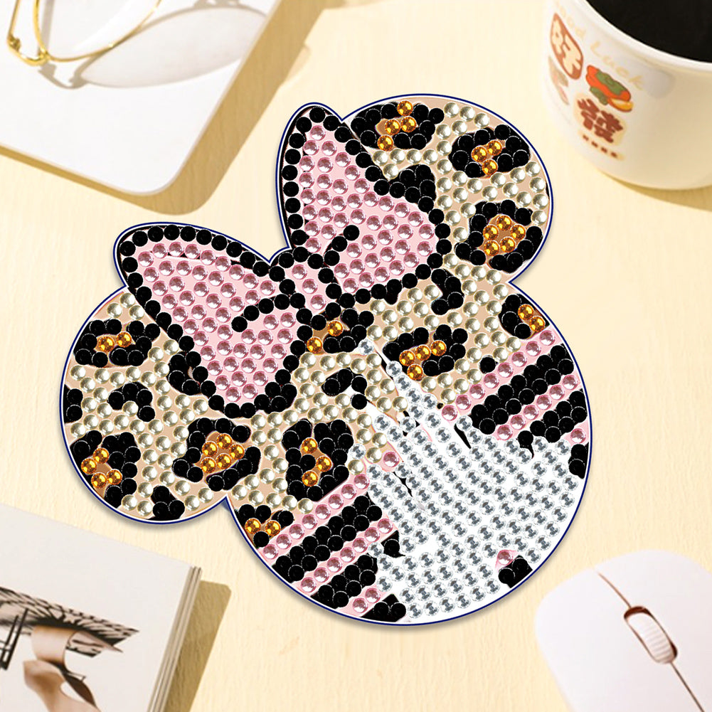 DIY Diamond Painting Coasters Kit Anti Slip Coasters Cartoon Mickey Cup Coasters