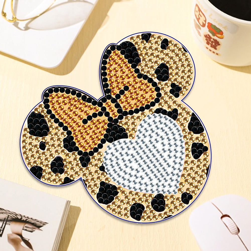 DIY Diamond Painting Coasters Kit Anti Slip Coasters Cartoon Mickey Cup Coasters