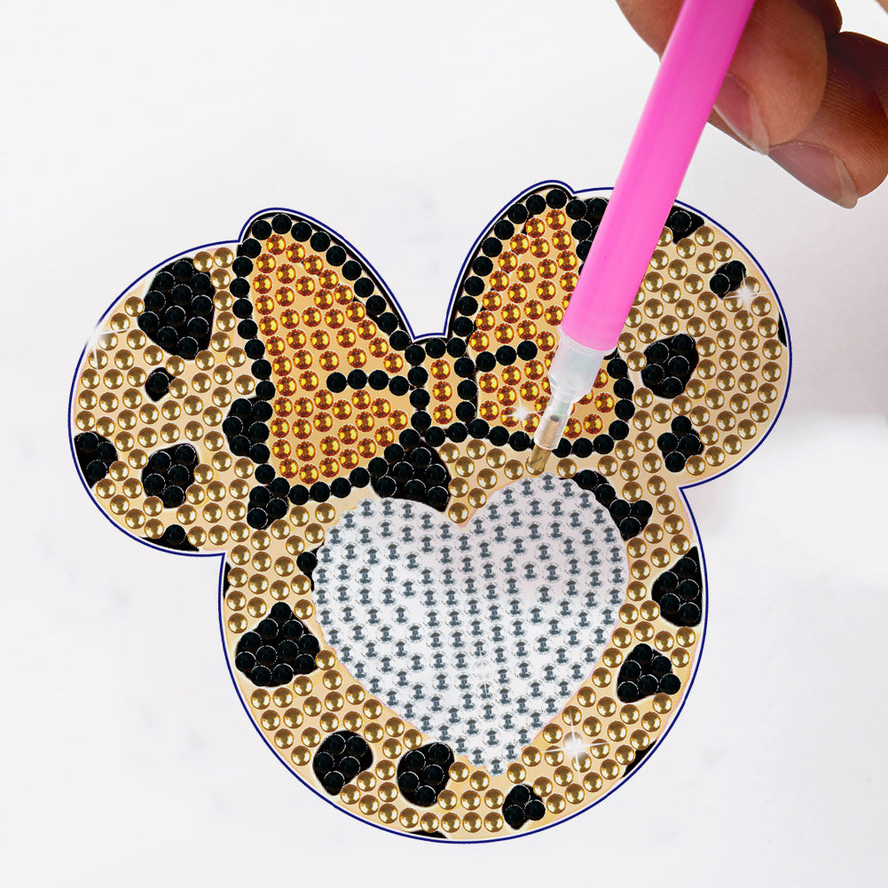 DIY Diamond Painting Coasters Kit Anti Slip Coasters Cartoon Mickey Cup Coasters