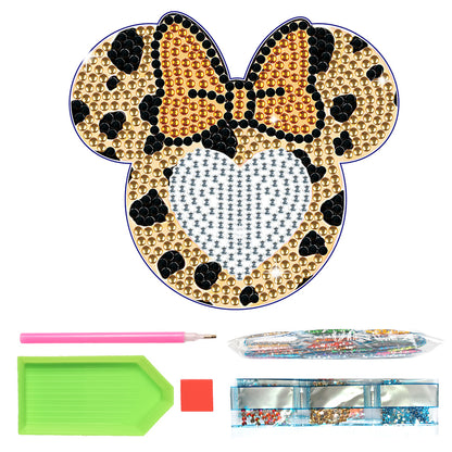 DIY Diamond Painting Coasters Kit Anti Slip Coasters Cartoon Mickey Cup Coasters