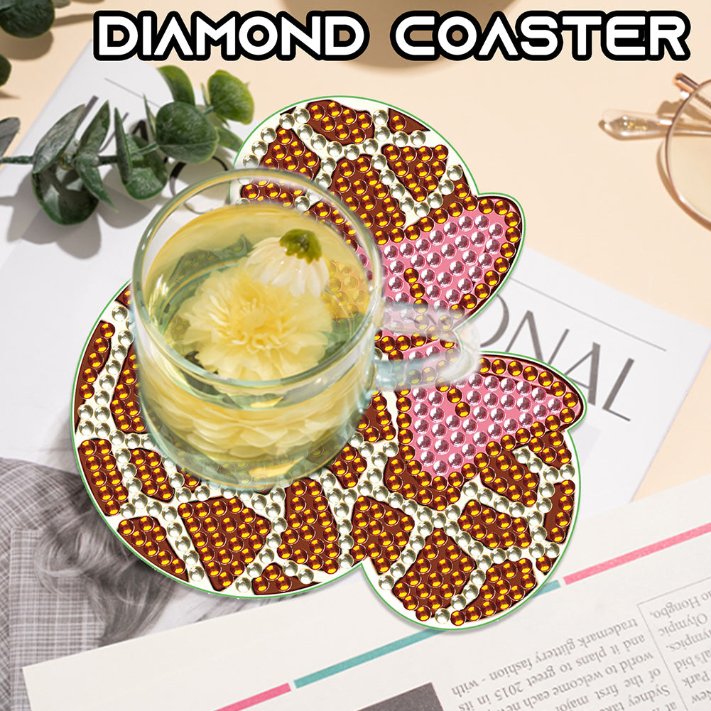 DIY Diamond Painting Coasters Kit Anti Slip Coasters Cartoon Mickey Cup Coasters