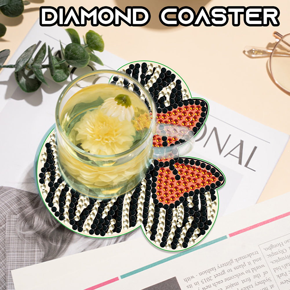 DIY Diamond Painting Coasters Kit Anti Slip Coasters Cartoon Mickey Cup Coasters