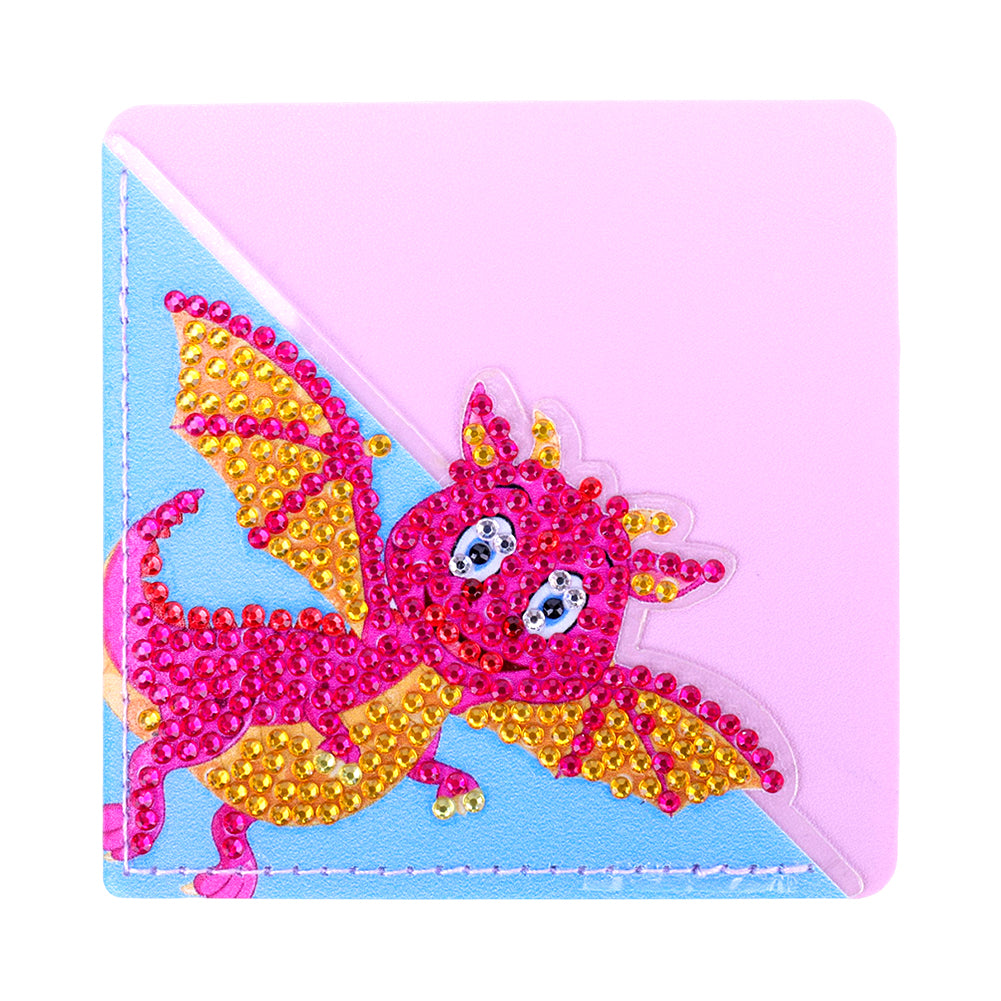 DIY Diamond Art Bookmarks Art Craft 5D Leather Triangle for Beginner Adults Kids