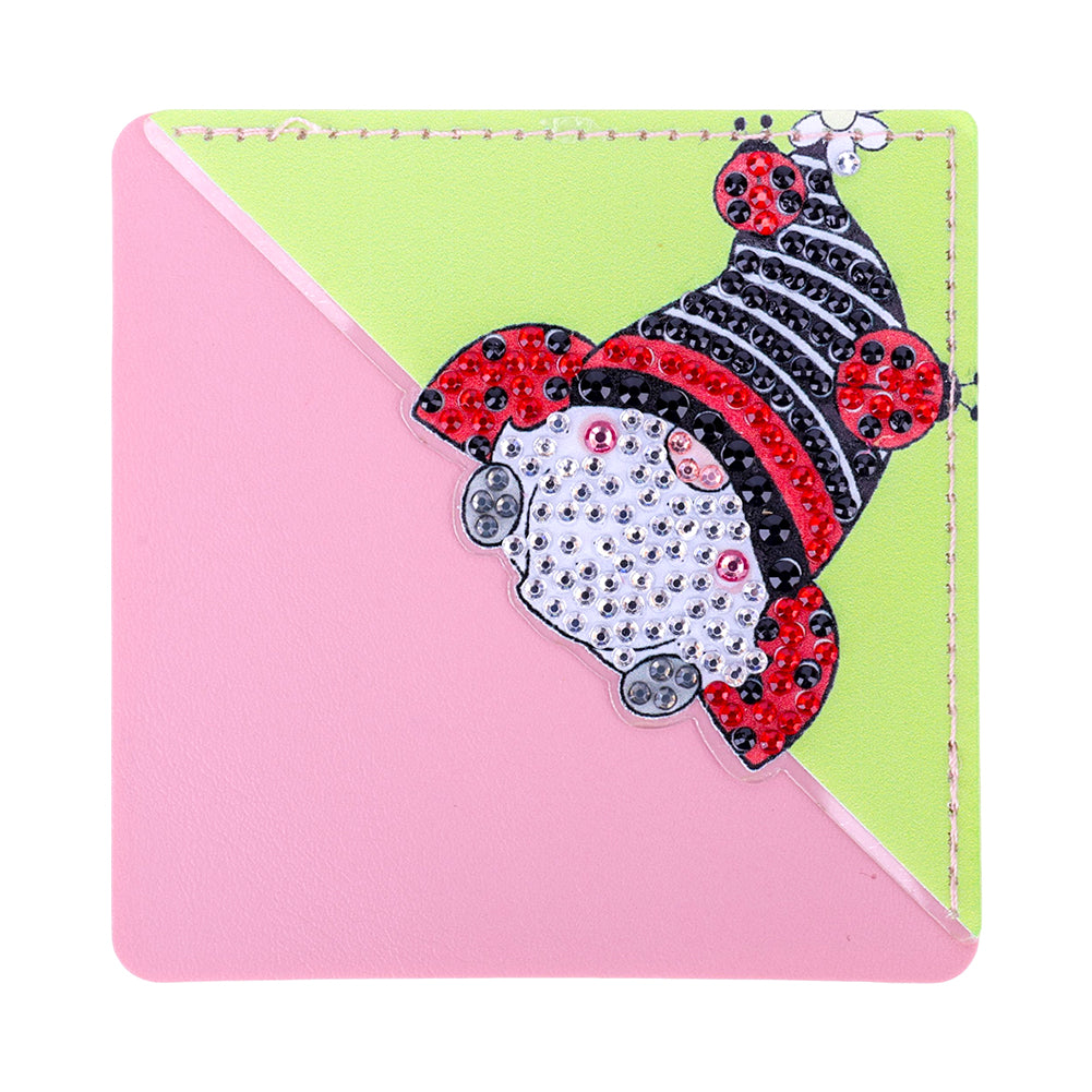 DIY Diamond Art Bookmarks Art Craft 5D Leather Triangle for Beginner Adults Kids