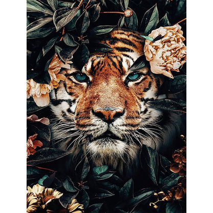 Tiger - Full Round Drill Diamond Painting 30*40CM