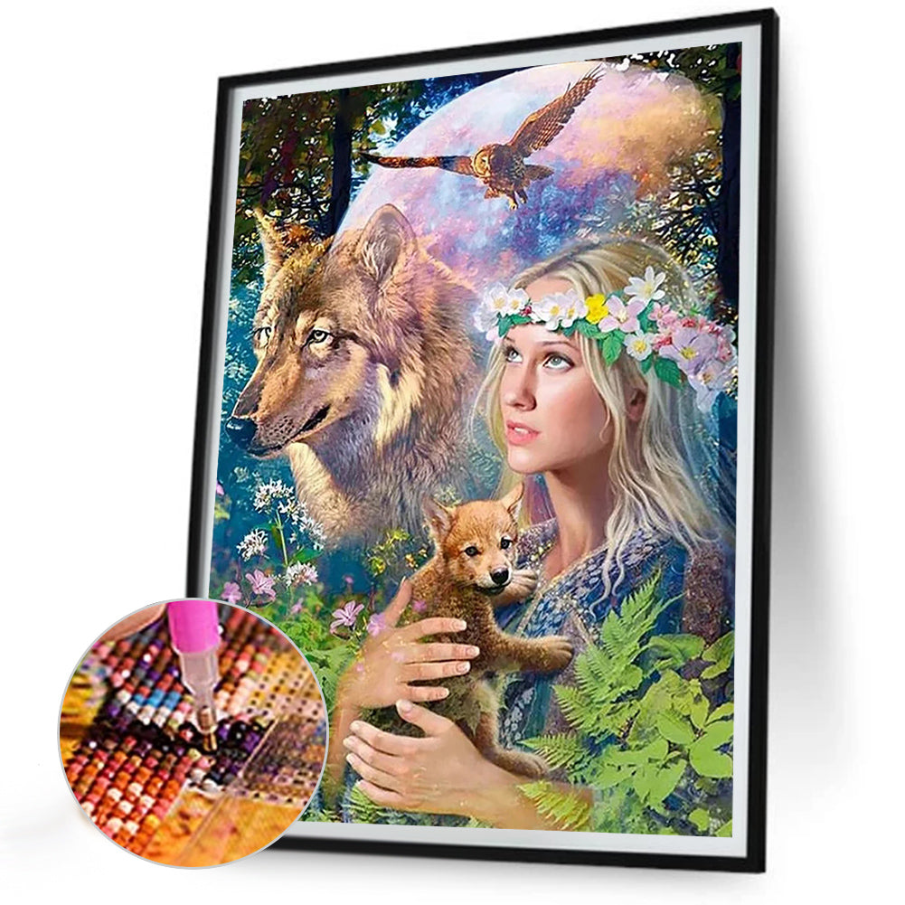 Wilderness Escape - Full Round Drill Diamond Painting 30*40CM