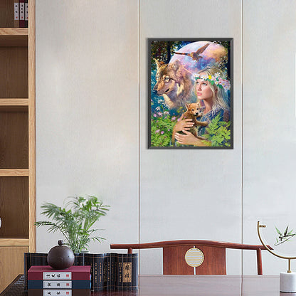 Wilderness Escape - Full Round Drill Diamond Painting 30*40CM