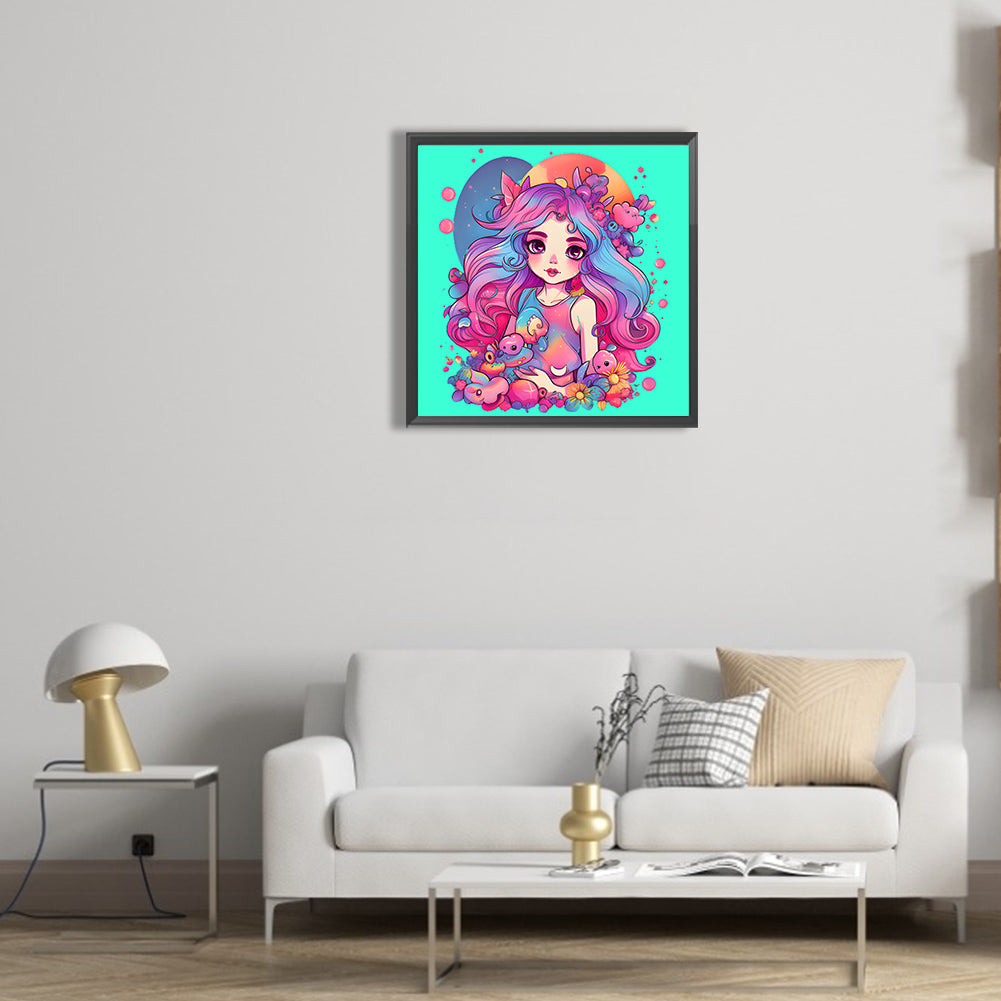 Fairy - Full Round Drill Diamond Painting 30*30CM