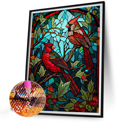 Cardinal - Full Square Drill Diamond Painting 30*40CM