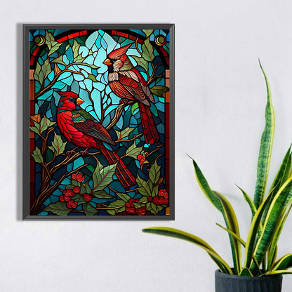 Cardinal - Full Square Drill Diamond Painting 30*40CM