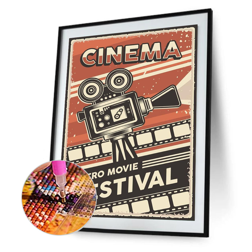 Movie Pictorial - Full Round Drill Diamond Painting 30*40CM