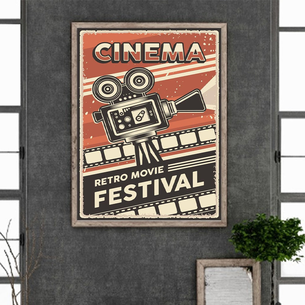 Movie Pictorial - Full Round Drill Diamond Painting 30*40CM