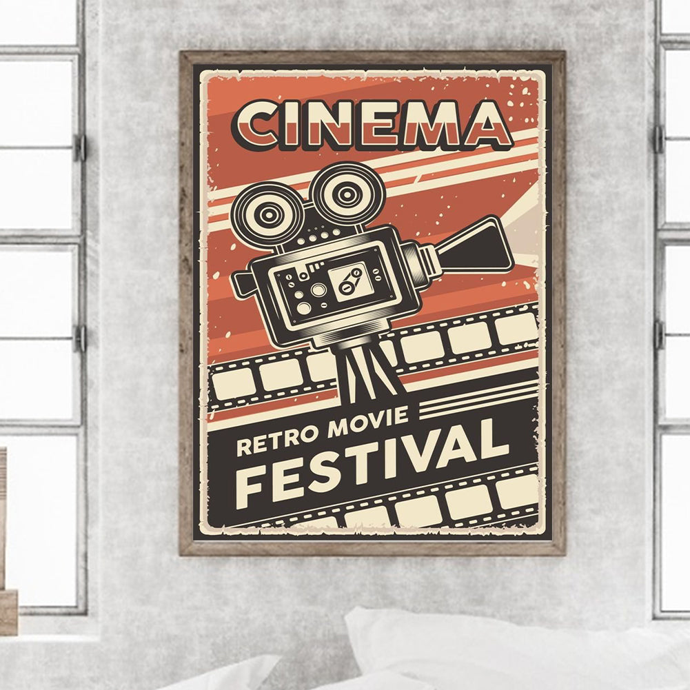 Movie Pictorial - Full Round Drill Diamond Painting 30*40CM