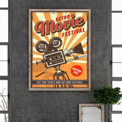 Movie Pictorial - Full Round Drill Diamond Painting 30*40CM