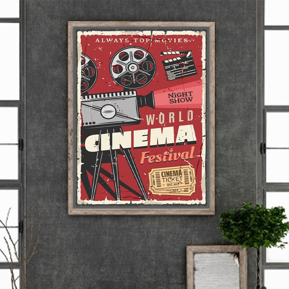 Movie Pictorial - Full Round Drill Diamond Painting 30*40CM
