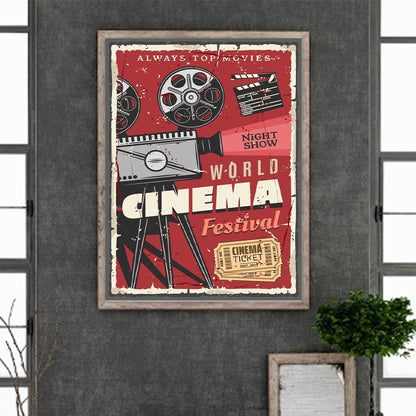 Movie Pictorial - Full Round Drill Diamond Painting 30*40CM