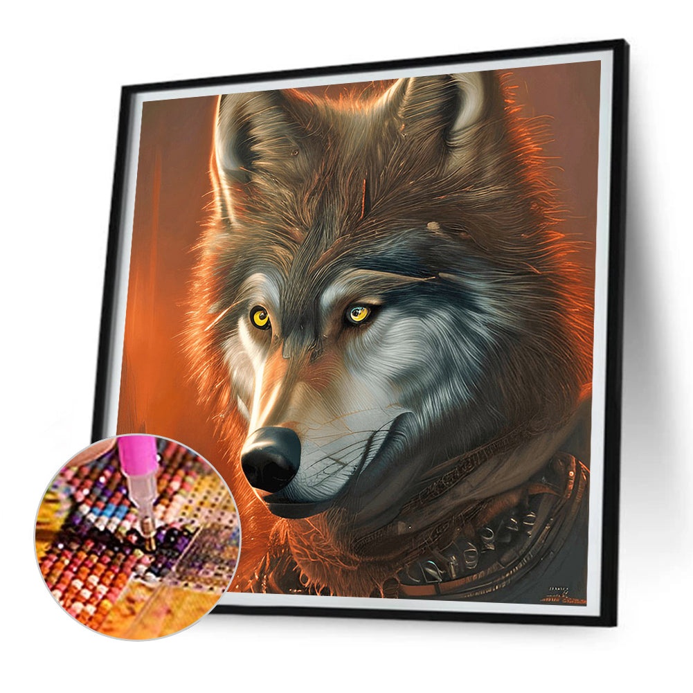Wolf - Full Round Drill Diamond Painting 30*30CM