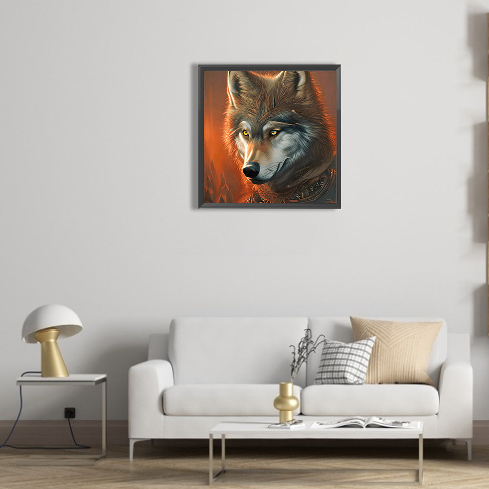 Wolf - Full Round Drill Diamond Painting 30*30CM