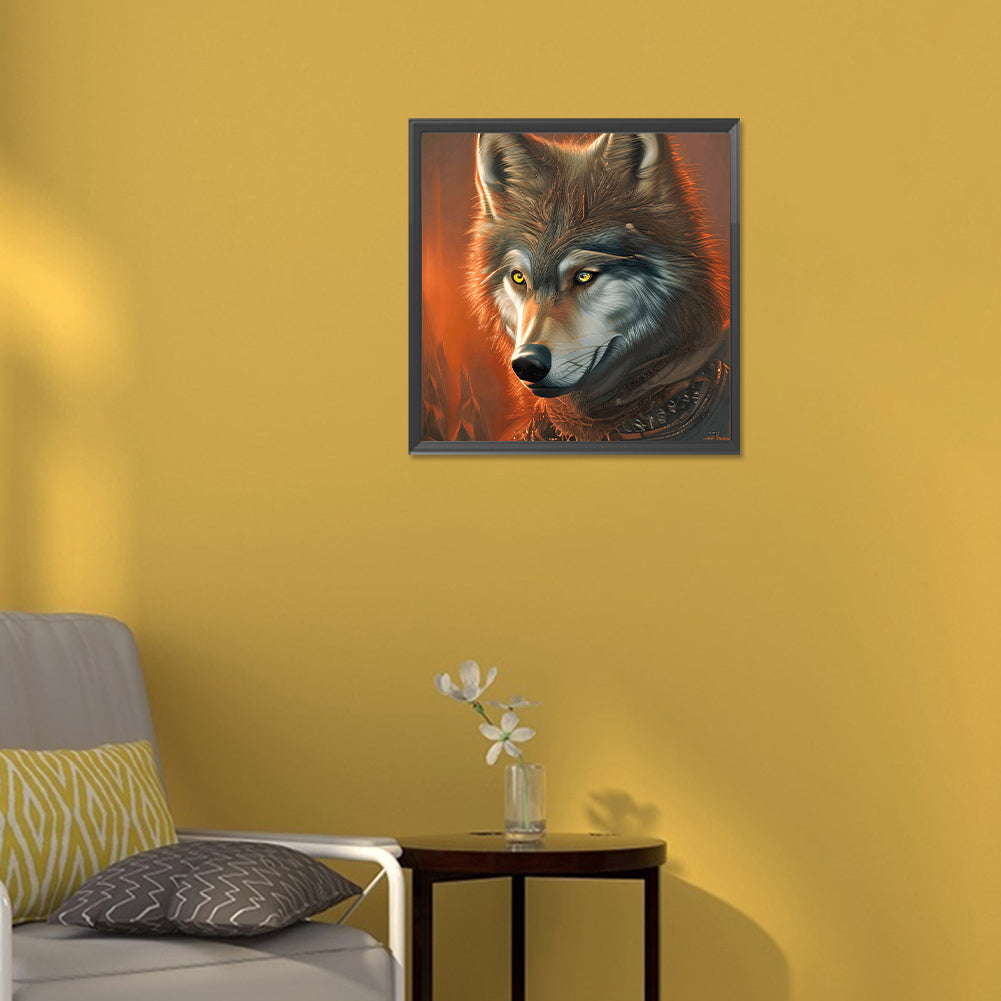 Wolf - Full Round Drill Diamond Painting 30*30CM