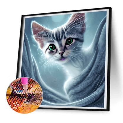 The Cat - Full Round Drill Diamond Painting 30*30CM