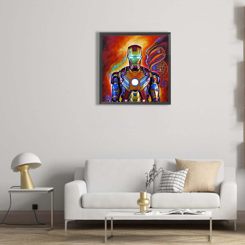 Iron Man Iron Man - Full Round Drill Diamond Painting 30*30CM