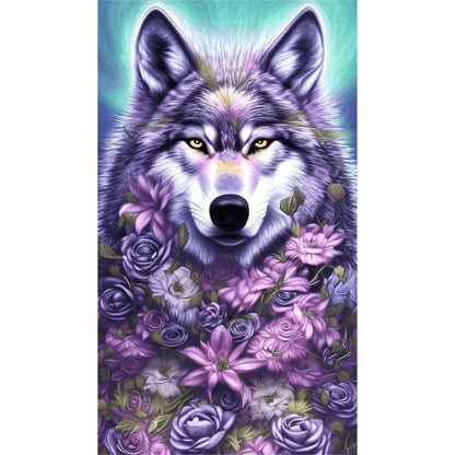 Tufted Wolf - Full Round Drill Diamond Painting 40*70CM