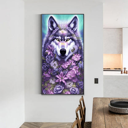 Tufted Wolf - Full Round Drill Diamond Painting 40*70CM