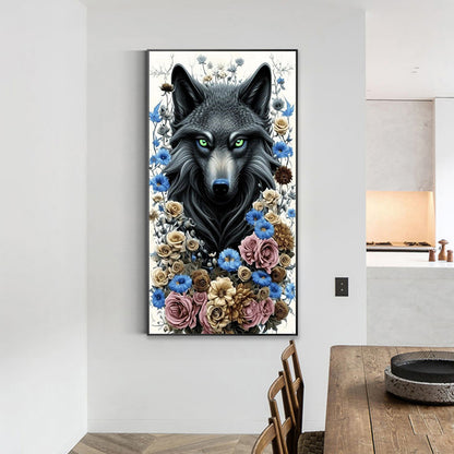 Tufted Wolf - Full Round Drill Diamond Painting 40*70CM