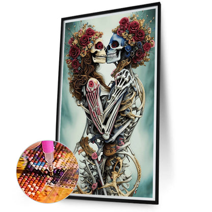 Skeleton - Full Round Drill Diamond Painting 40*70CM